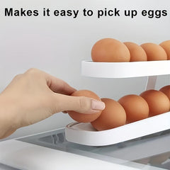 Egg Dispenser 2 Tiers Egg Trays Egg Storage Box For Refrigerator