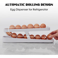 Egg Dispenser 2 Tiers Egg Trays Egg Storage Box For Refrigerator