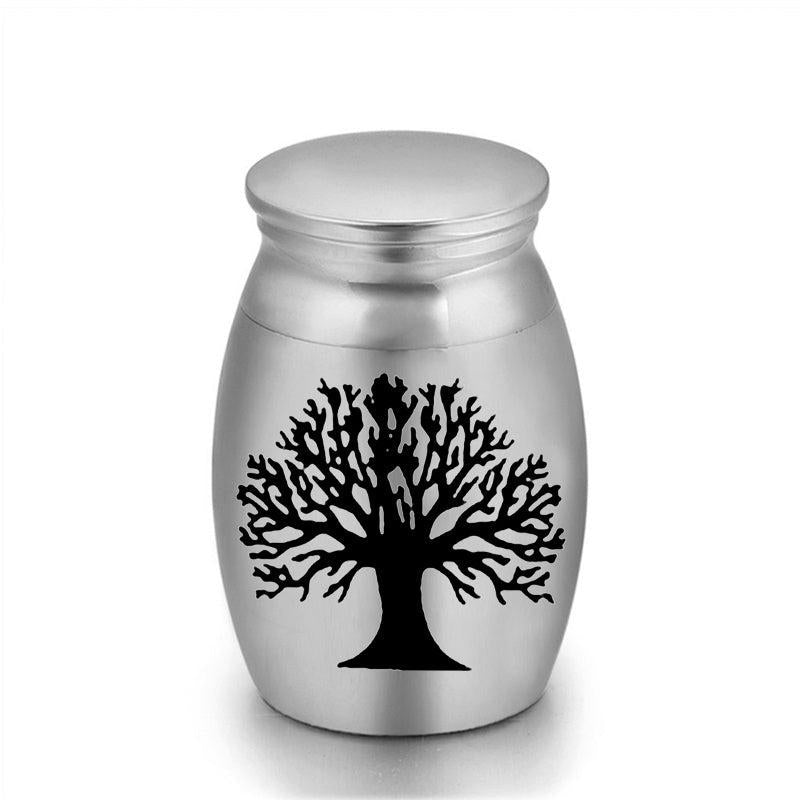 6pcs Small Pet Ashes Urn Stainless Steel Keepsake Always In My Heart