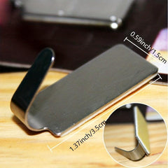 6pcs Stainless Steel Adhesive Hooks for Heavy Duty Use in Home Kitchen Bathroom