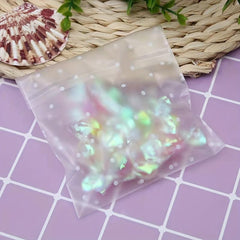 100pcs Self Adhesive Dot Opp Bags Christmas DIY Transparent Candy Gift Bag