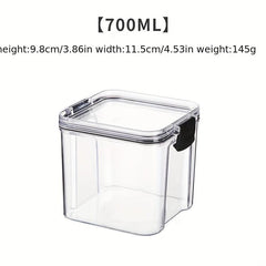 Airtight Food Storage Container Candy Jars With Lids Biscuit Tea Can