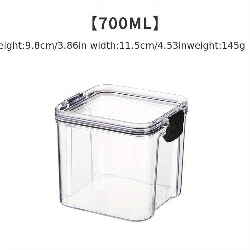 Airtight Food Storage Container Candy Jars With Lids Biscuit Tea Can
