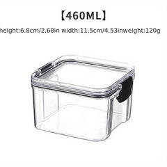 Airtight Food Storage Container Candy Jars With Lids Biscuit Tea Can