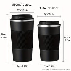 Stainless Steel Travel Mug 12.85oz Vacuum Insulated Coffee Travel Mug