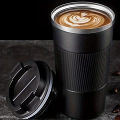 Stainless Steel Travel Mug 12.85oz Vacuum Insulated Coffee Travel Mug
