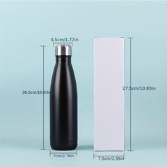 Double Layer Stainless Steel Cola Bottle for Hot and Cold Beverages
