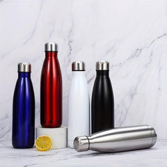 Double Layer Stainless Steel Cola Bottle for Hot and Cold Beverages