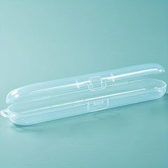 Plastic Spoon Storage Case Lightweight Dust-proof Transparent Utensils Box