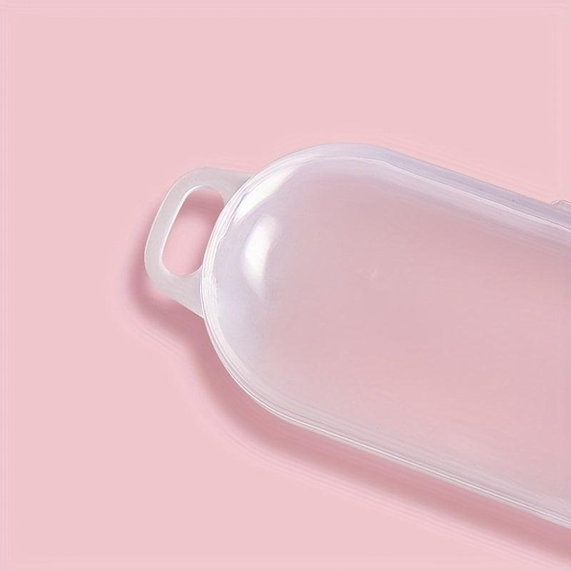 Plastic Spoon Storage Case Lightweight Dust-proof Transparent Utensils Box
