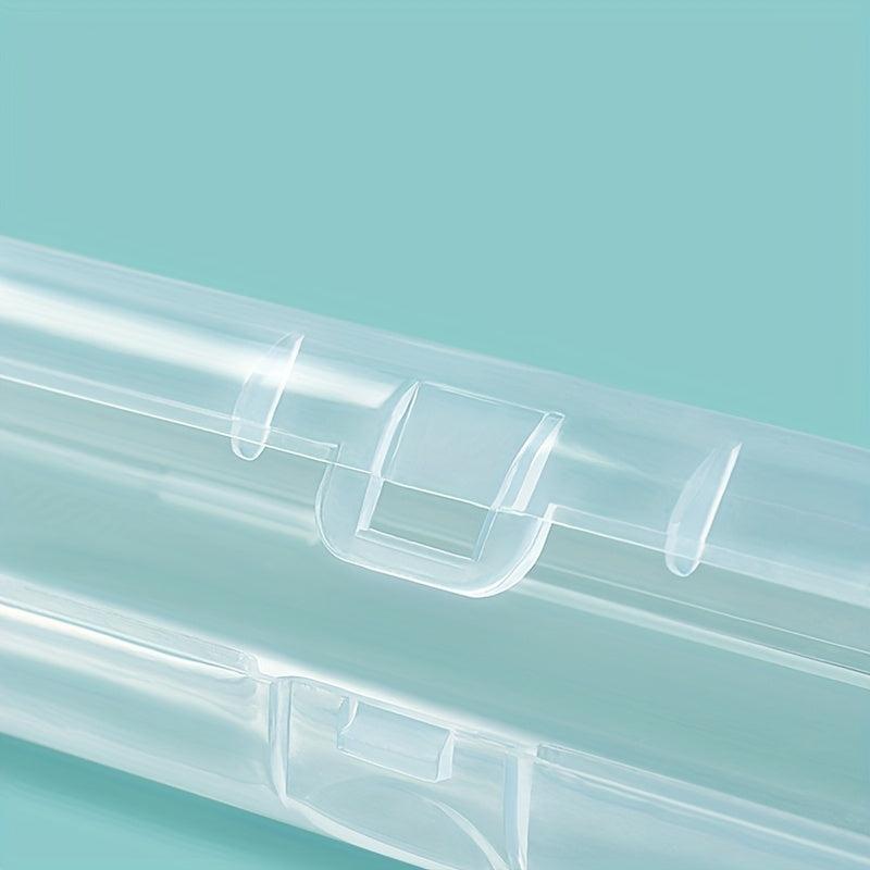 Plastic Spoon Storage Case Lightweight Dust-proof Transparent Utensils Box