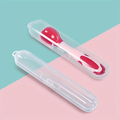 Plastic Spoon Storage Case Lightweight Dust-proof Transparent Utensils Box