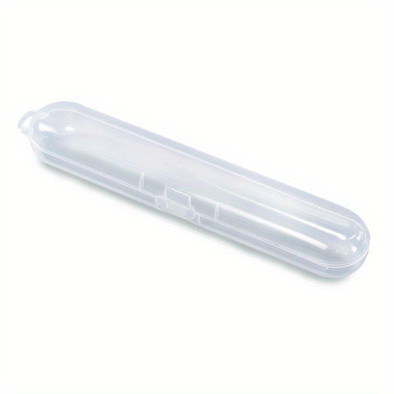 Plastic Spoon Storage Case Lightweight Dust-proof Transparent Utensils Box