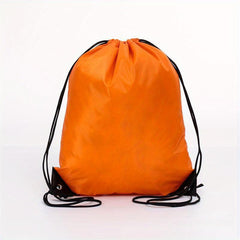 Polyester Drawstring Belt Pocket Sports Backpack