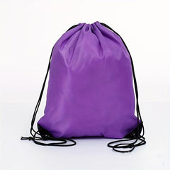 Polyester Drawstring Belt Pocket Sports Backpack