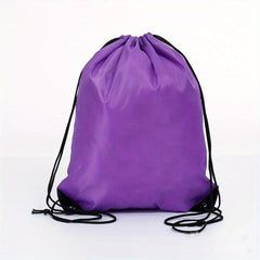Polyester Drawstring Belt Pocket Sports Backpack