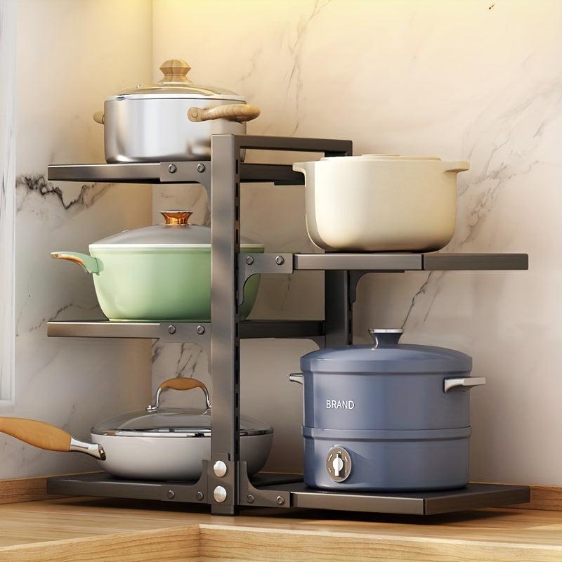 Heavy Duty Pan Organizer Rack For Cabinet