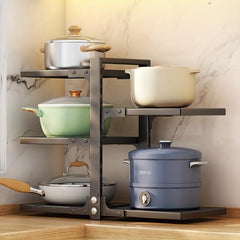 Heavy Duty Pan Organizer Rack For Cabinet
