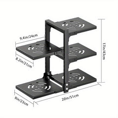 Heavy Duty Pan Organizer Rack For Cabinet