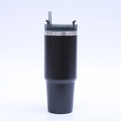 Insulated Stainless Steel Vacuum Mug with Straw Hot/Cold All Day