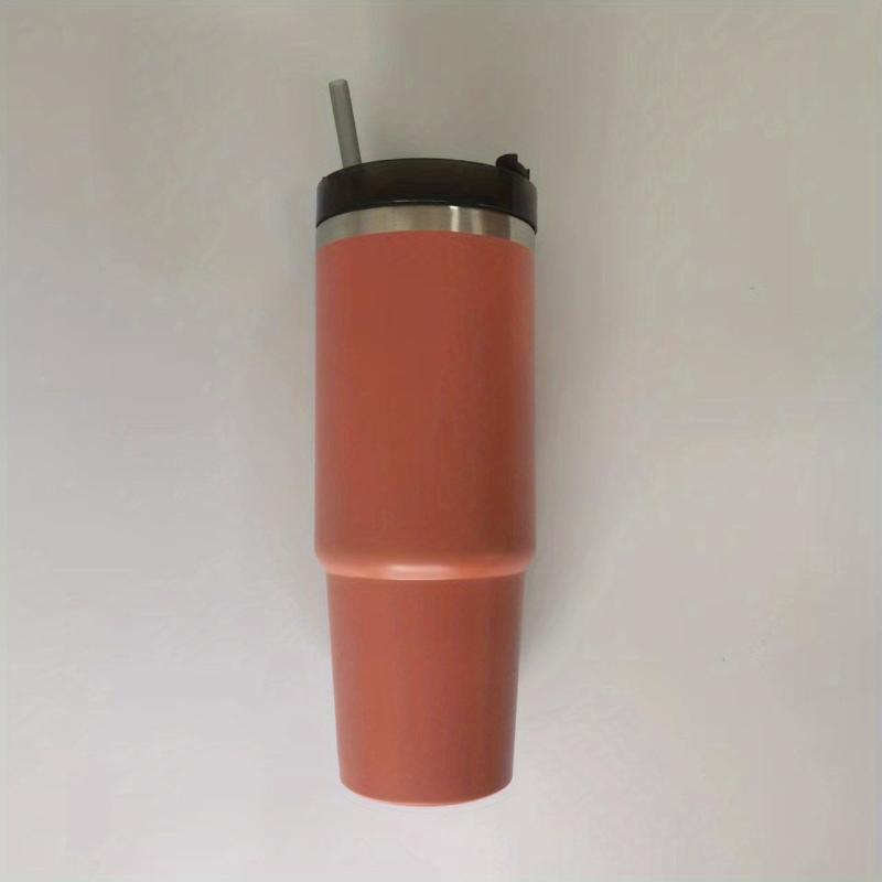 Insulated Stainless Steel Vacuum Mug with Straw Hot/Cold All Day