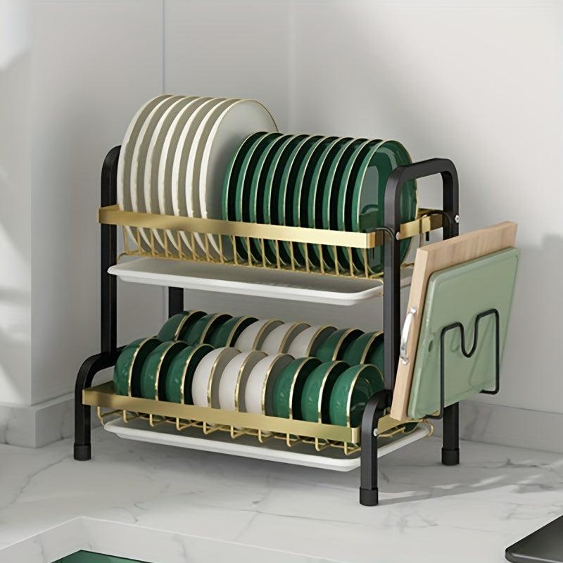 Kitchen Bowl And Dish Rack Countertop Bowl And Dish Rack With Large Capacity