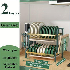 Kitchen Bowl And Dish Rack Countertop Bowl And Dish Rack With Large Capacity