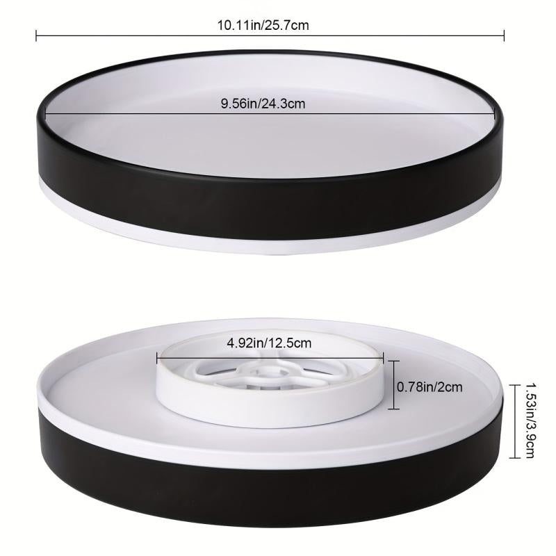 2-Pack Susan Turntable Seasoning Organizer for Kitchen Storage, Spice Rack