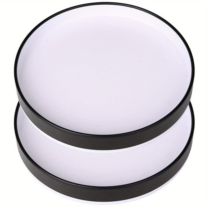 2-Pack Susan Turntable Seasoning Organizer for Kitchen Storage, Spice Rack