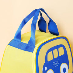 Cartoon Car Lunch Bag for Teens and Workers with Handle
