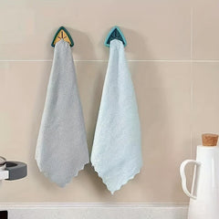 Kitchen Organizer Adhesive Towel Hook Set