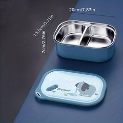 Stainless Steel Bento Box Lunch Container Sealed Food Storage