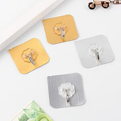 10pcs Easy Install Hook Set Hang Clothes & Household Items 6lbs Max Weight