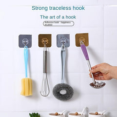 10pcs Easy Install Hook Set Hang Clothes & Household Items 6lbs Max Weight