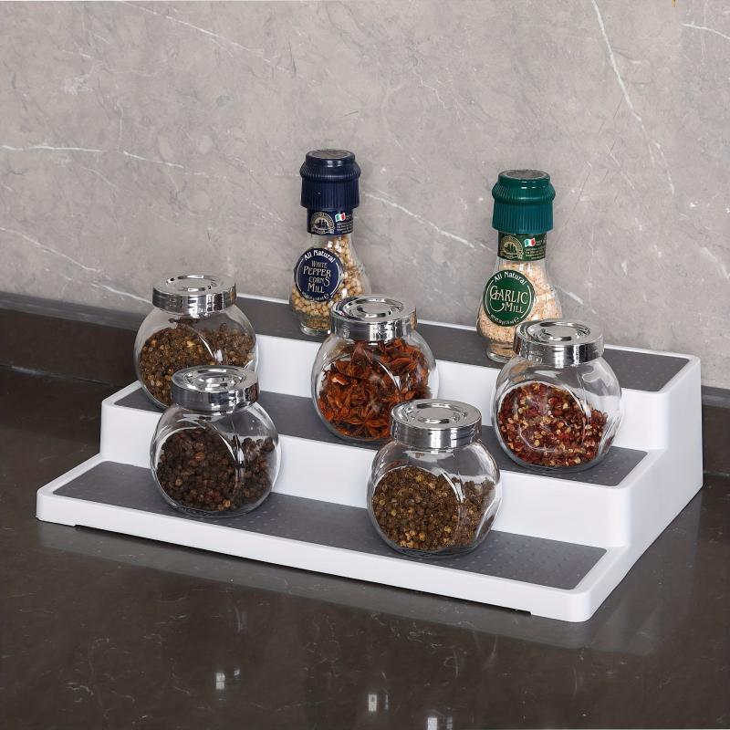 3 Tier Spice Rack Organizer for Kitchen Storage, Countertops, Pantries
