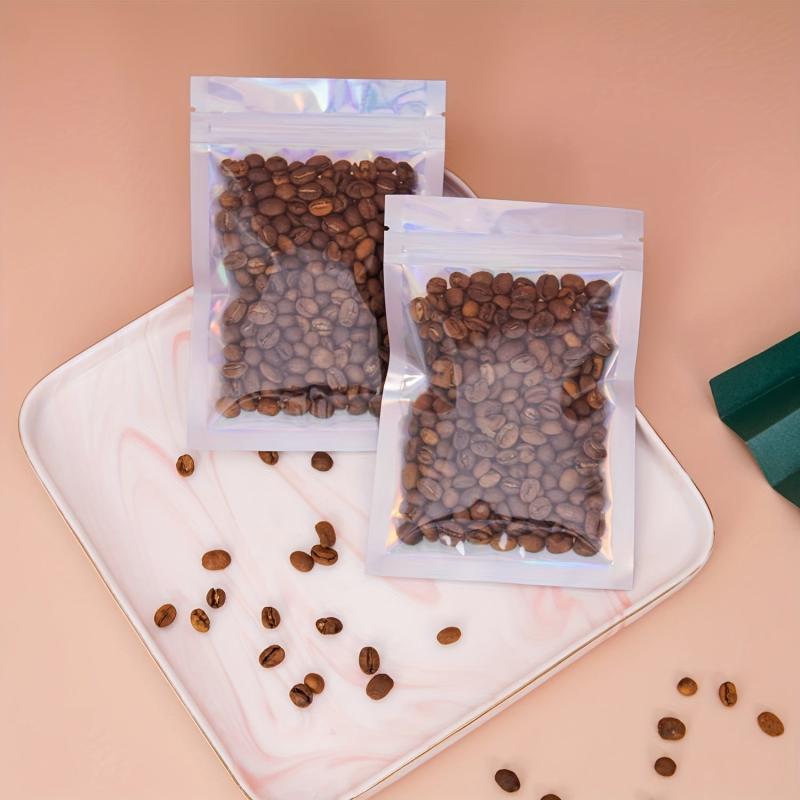 10 pcs Smell Proof Foil Zip Bags for Food Storage and Transportation