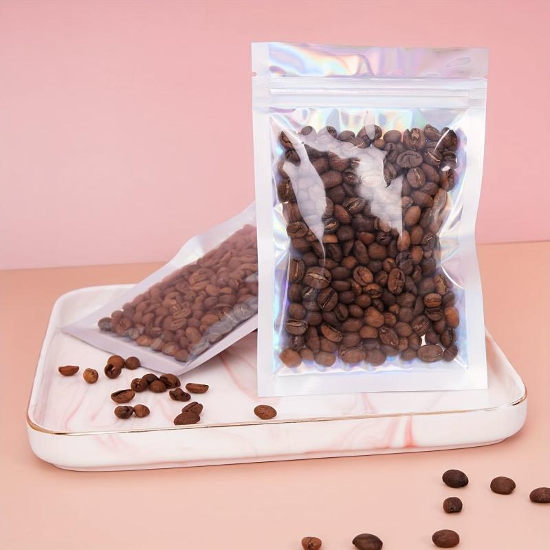 10 pcs Smell Proof Foil Zip Bags for Food Storage and Transportation