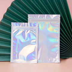10 pcs Smell Proof Foil Zip Bags for Food Storage and Transportation