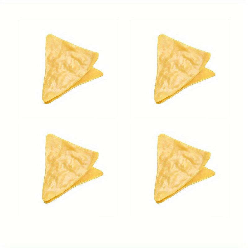 4-Piece Potato Chips Set with Sealing Clips for Snacks