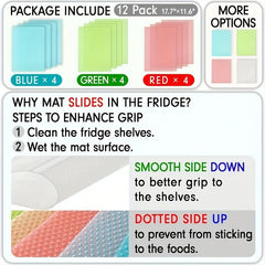 Waterproof Fridge Mats Non Slip Shelf Liners for Storage