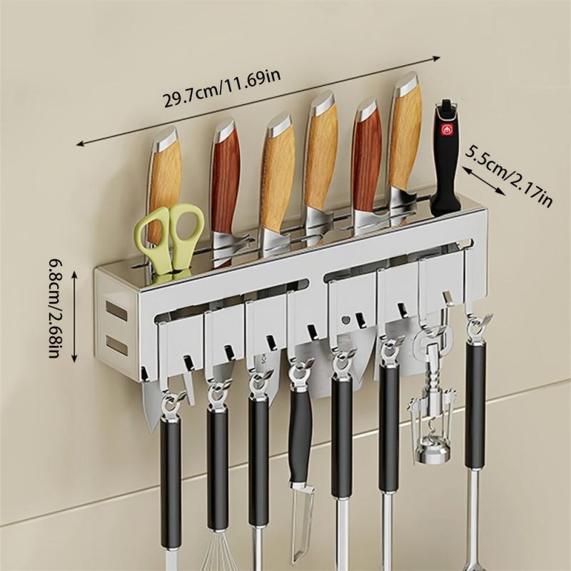 Stainless Steel Rack Punching Kitchen Household Chopsticks Holder