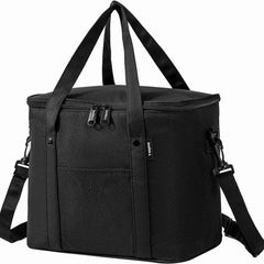 Large Insulated Lunch Bag with Shoulder Strap for Men Women Reusable