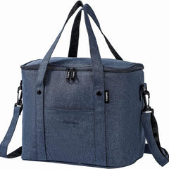 Large Insulated Lunch Bag with Shoulder Strap for Men Women Reusable