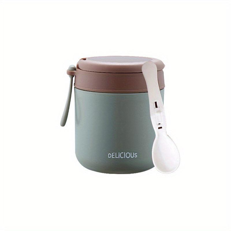 Insulated Soup Cup Leakproof with Spoon Large Capacity Heat Cold Retention