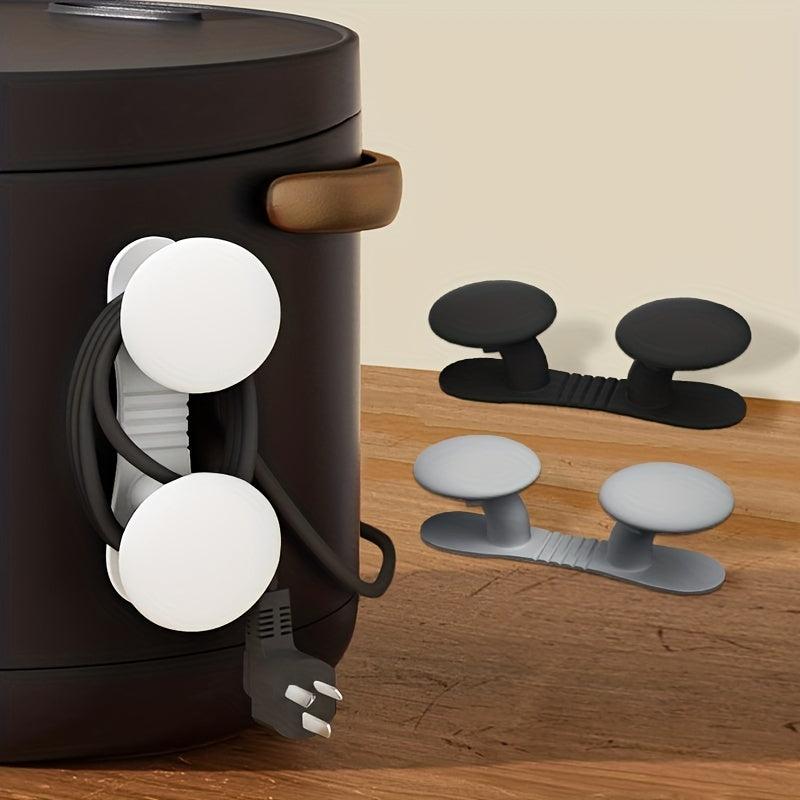 2 Pcs Cord Organizer Wire Winder Plug Holder for Appliances
