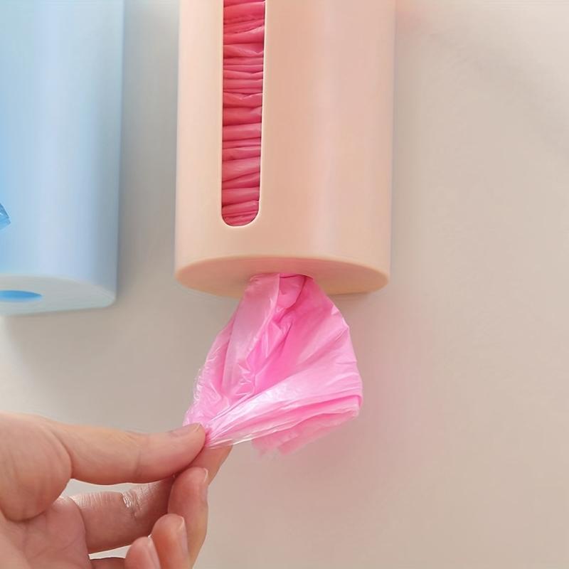 Wall Mounted Trash Bags Holder Garbage Bag Dispenser Storage Box