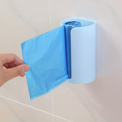 Wall Mounted Trash Bags Holder Garbage Bag Dispenser Storage Box