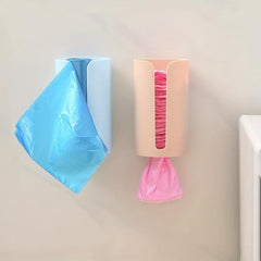 Wall Mounted Trash Bags Holder Garbage Bag Dispenser Storage Box