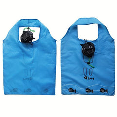 Cute Cat Eco Shopping Bag Portable Reusable Grocery Bags