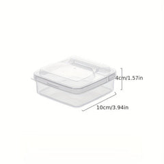 2pcs Plastic Refrigerator Storage Cheese Box Kitchen Accessories